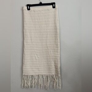 Freshman 1996 Ivory Crochet Skirt